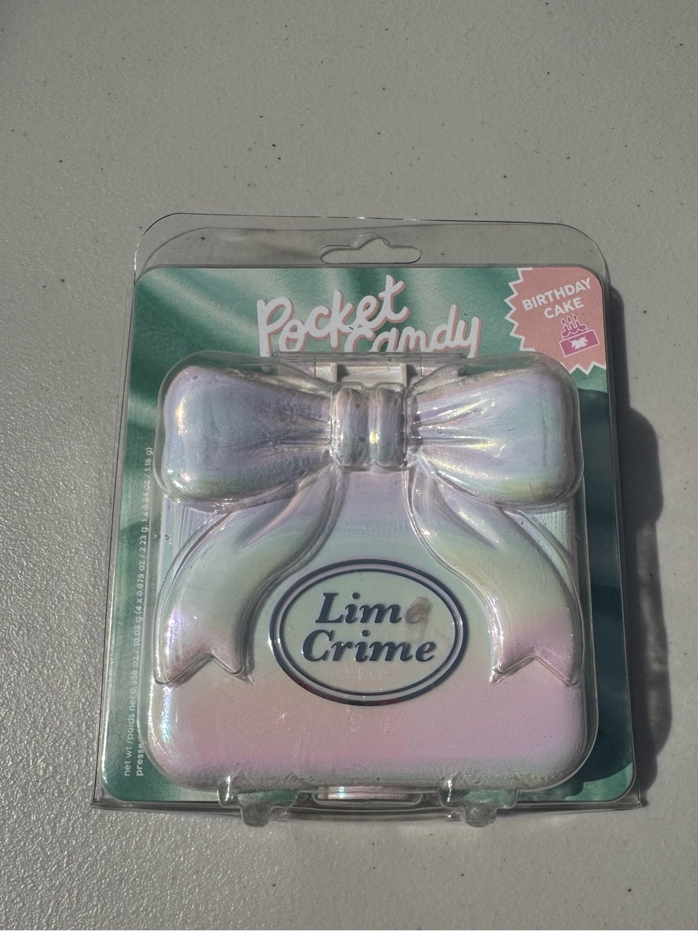 Lime Crime Pocket Candy Palette - Rare Birthday Cake palette NIB DEADSTOCK